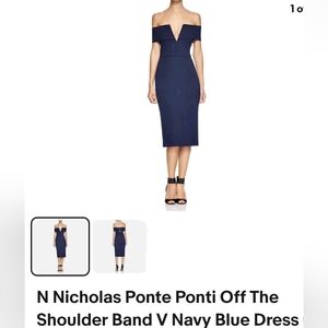NWT Nicholas Navy Dress